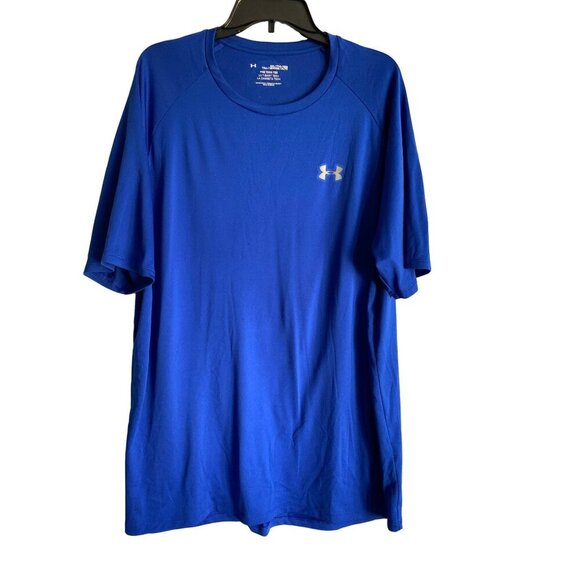 UNDER ARMOUR MEN'S BLUE SS TECH 1.0 TEE SZ 2XL - Picture 1 of 5